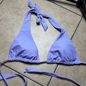 SHEIN Lavender Bikini Top